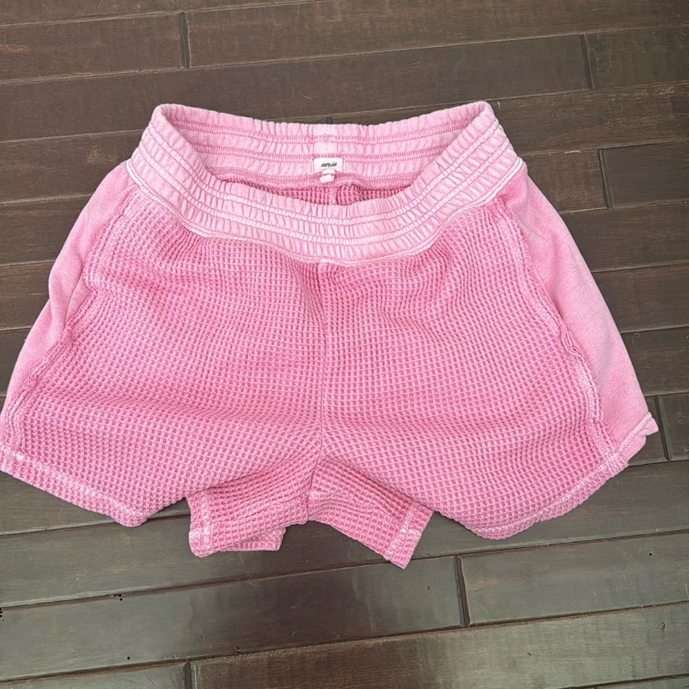 The pink comfy shorts do not have tags however have never been worn